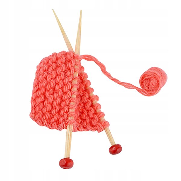 Puppenhaus Miniatur-Strickpullover 1:6 dekorativ rot