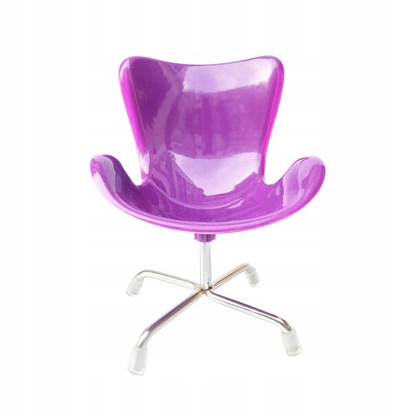 Chaise à l’échelle 1:6 pour maison de poupée, meubles miniatures stables et détaillés