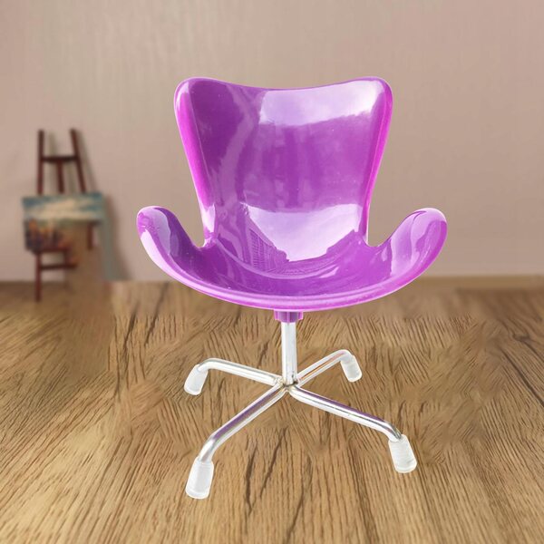 Chaise à l’échelle 1:6 pour maison de poupée, meubles miniatures stables et détaillés