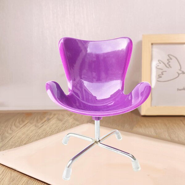Chaise à l’échelle 1:6 pour maison de poupée, meubles miniatures stables et détaillés