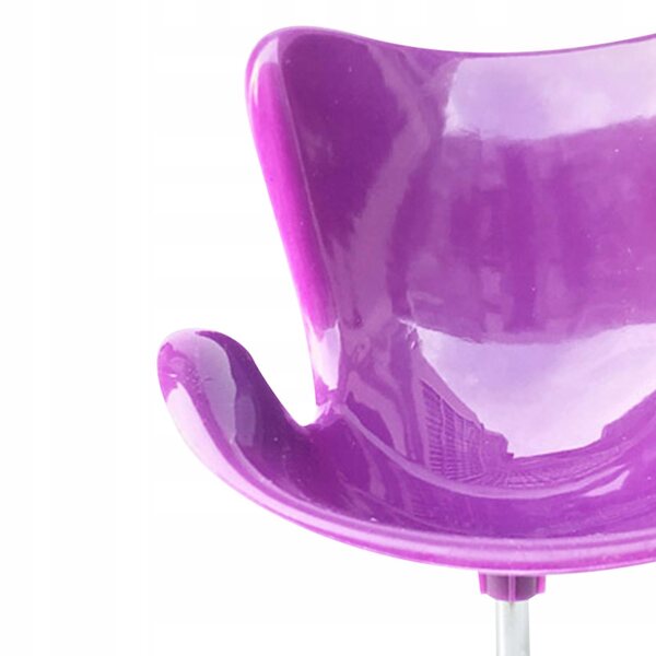 Chaise à l’échelle 1:6 pour maison de poupée, meubles miniatures stables et détaillés
