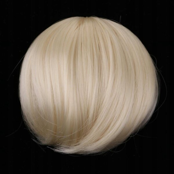 Peruca sintetica 1/4 BJD capelli corti ricci per bambole Bobo Doll 18 cm