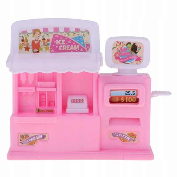 1/12 Dollhouse Miniaturowe meble Kuchnia Kremowa maszyna Dowolna