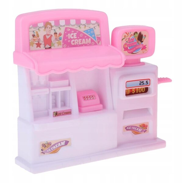 1/12 Dollhouse Miniaturowe meble Kuchnia Kremowa maszyna Dowolna