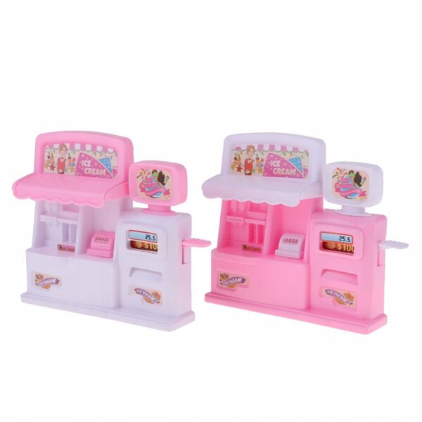 1/12 Dollhouse Miniaturowe meble Kuchnia Kremowa maszyna Dowolna