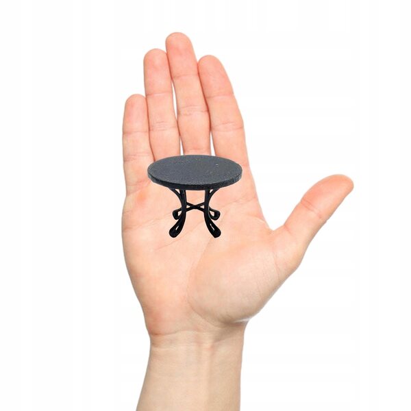 Modello Mobili 1:64 Nero - Miniatura Artigianale per Diorama e Micro Paesaggi