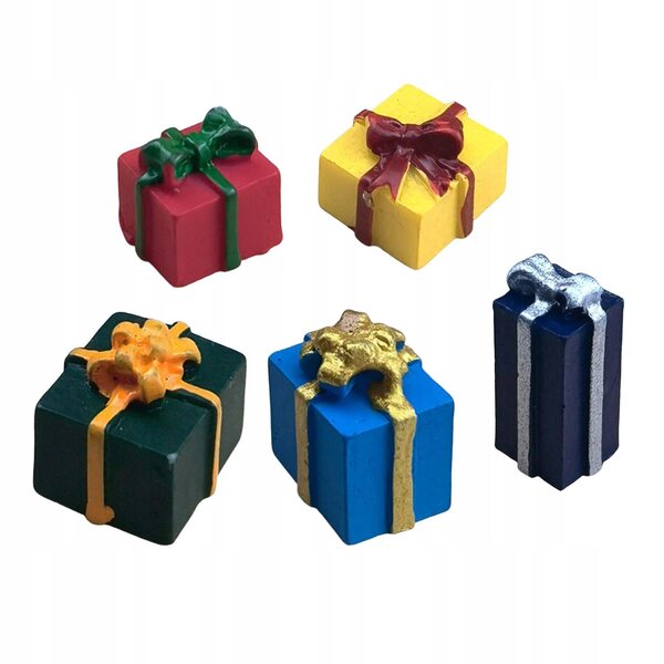 1:12 Puppenhaus-Miniatur-Geschenkbox, 5er-Set