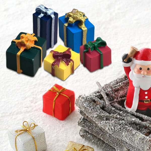 1:12 Puppenhaus-Miniatur-Geschenkbox, 5er-Set