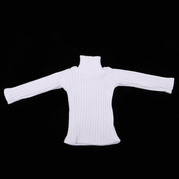 1/6-Mann-Pullover für 12-Zoll-Puppen, Actionfiguren-Zubehör – Rot, Weiß, Schwarz