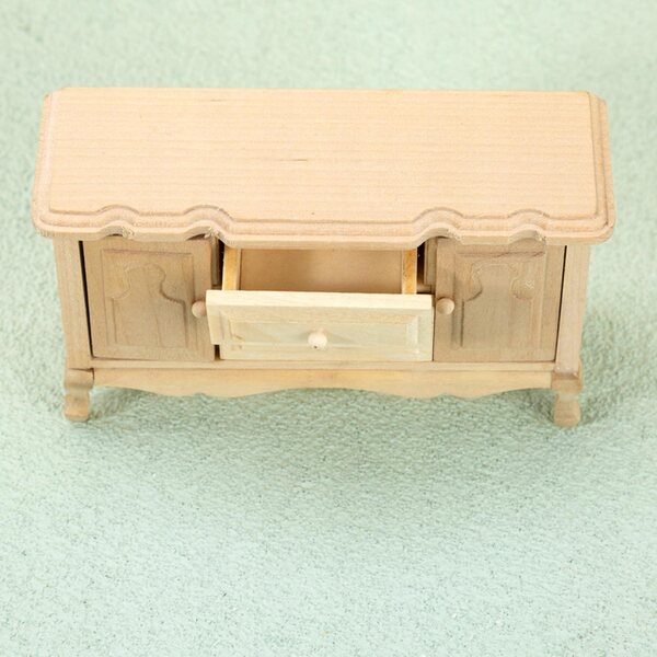 Drewniany model szafki 1/12 Ozdoby Scena życia Domek dla lalek Miniaturowy