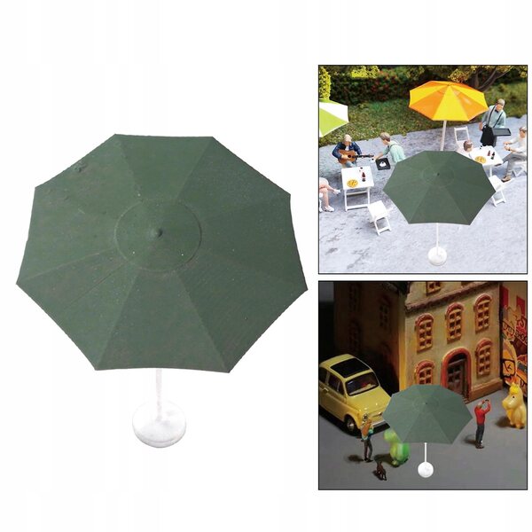 Miniatura Ombrellone Parasole 1:64 per Diorama Modello Calle Modello Resinato