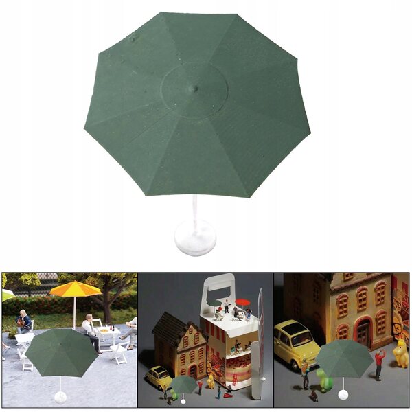 Miniatura Ombrellone Parasole 1:64 per Diorama Modello Calle Modello Resinato