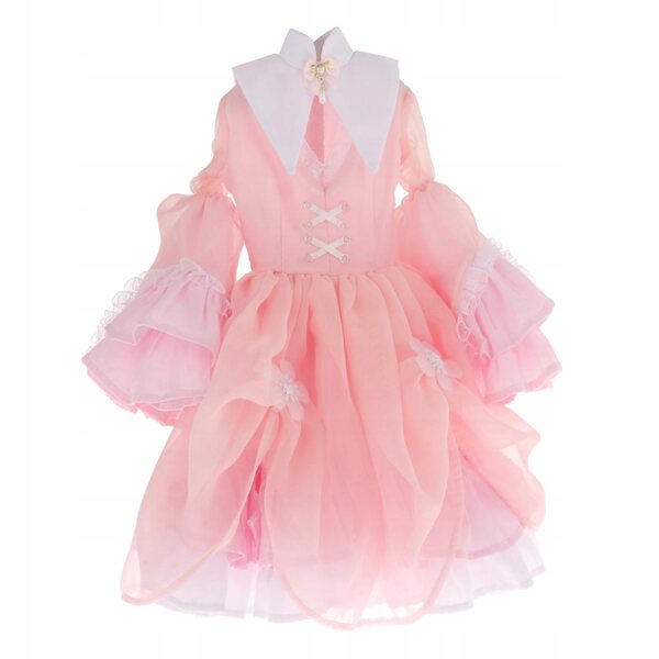 Vestito vintage rosa per bambole BJD 1/3 - Abito da festa facile da indossare