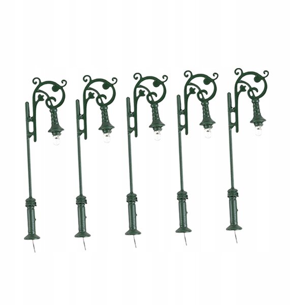 Mini Lampioni a LED scala 1:87 per modellismo ferroviario e mini case