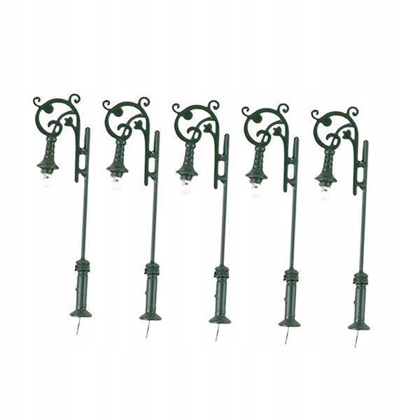 Mini Lampioni a LED scala 1:87 per modellismo ferroviario e mini case