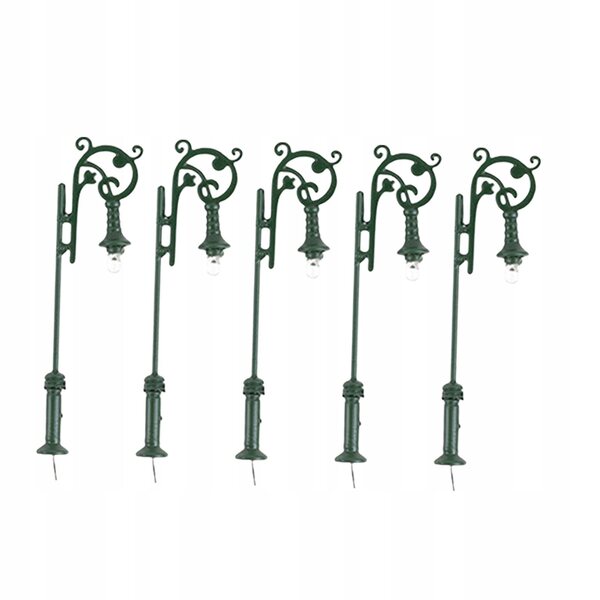 Mini Lampioni a LED scala 1:87 per modellismo ferroviario e mini case