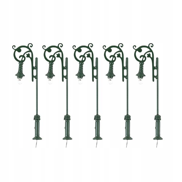 Mini Lampioni a LED scala 1:87 per modellismo ferroviario e mini case