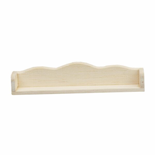 Miniatura Scaffale in Legno da Parete per Casa delle Bambole 1:12 Vintage