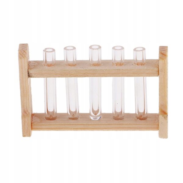 Miniatuur houten sondeset 1:12 voor poppenhuislaboratoriummeubilair