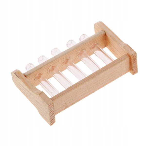 Miniatuur houten sondeset 1:12 voor poppenhuislaboratoriummeubilair