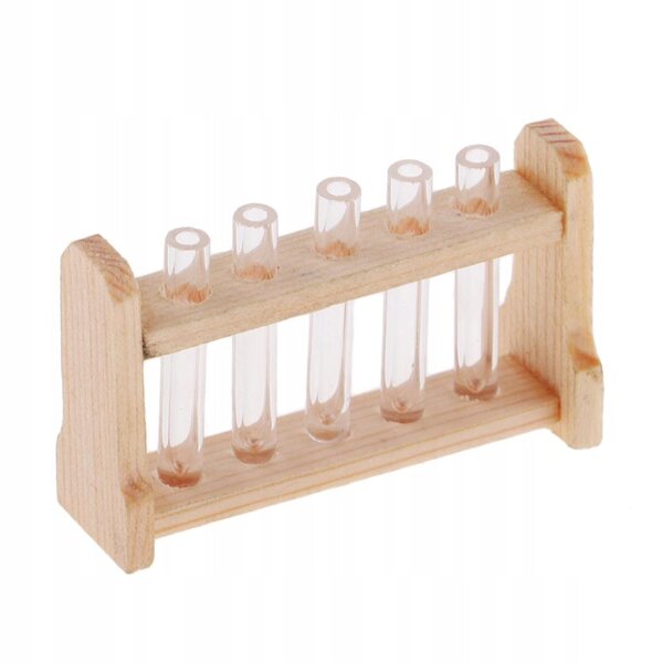 Miniatuur houten sondeset 1:12 voor poppenhuislaboratoriummeubilair