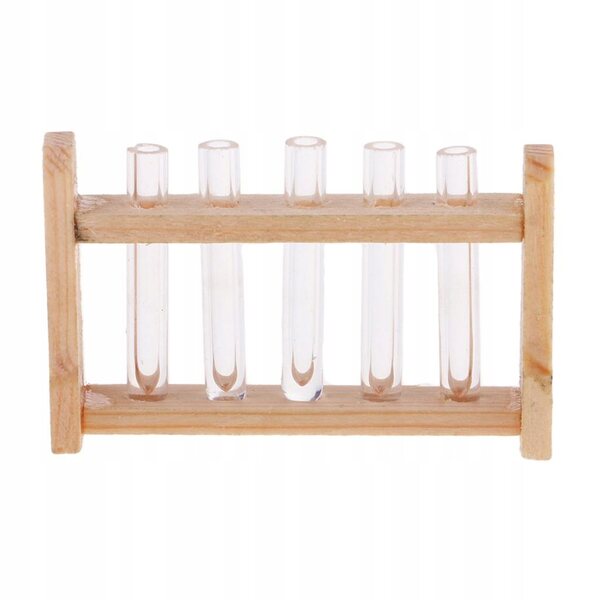 Miniatuur houten sondeset 1:12 voor poppenhuislaboratoriummeubilair
