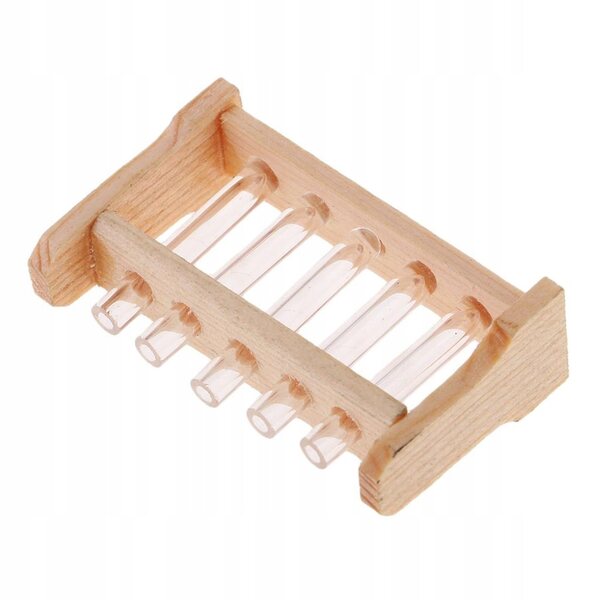 Miniatuur houten sondeset 1:12 voor poppenhuislaboratoriummeubilair