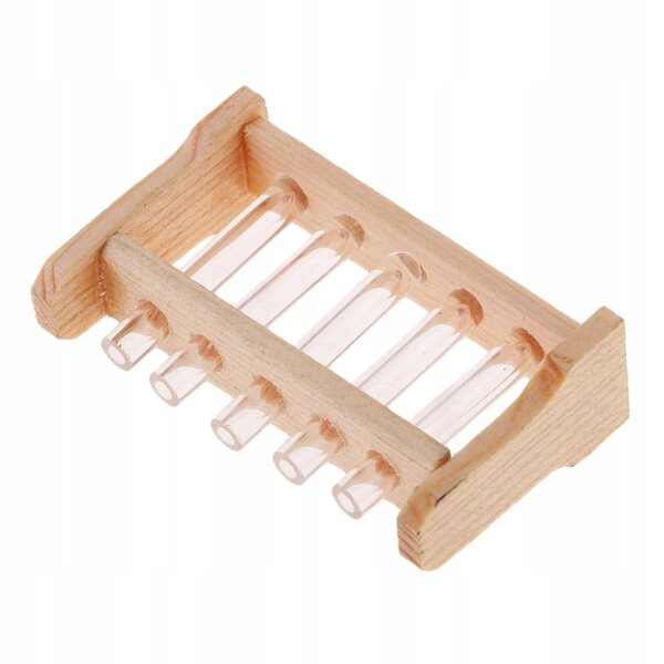 Miniatuur houten sondeset 1:12 voor poppenhuislaboratoriummeubilair