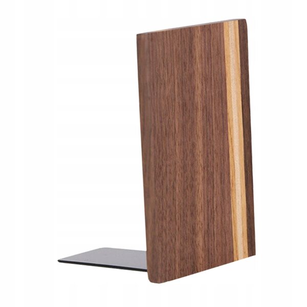 Supporto in legno antiscivolo per libri, organizer robusto e decorativo 15,3x10 cm