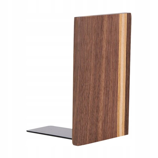 Supporto in legno antiscivolo per libri, organizer robusto e decorativo 15,3x10 cm