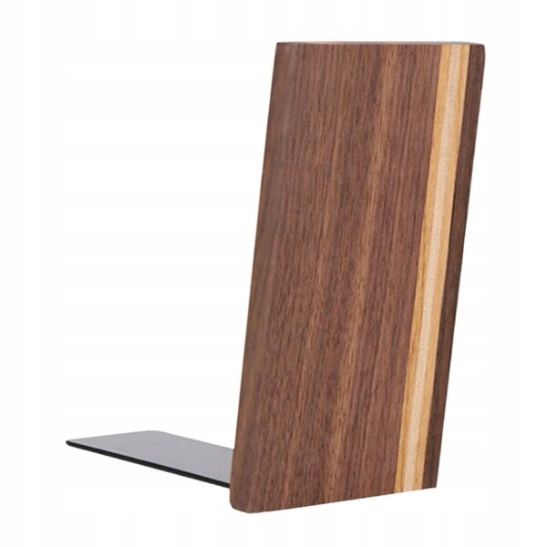Supporto in legno antiscivolo per libri, organizer robusto e decorativo 15,3x10 cm