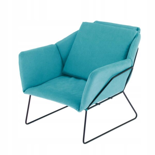 Miniatuur bank en fauteuil 1/6 voor modern poppenhuis in fluwelen stof