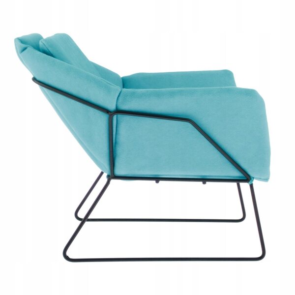 Miniatuur bank en fauteuil 1/6 voor modern poppenhuis in fluwelen stof