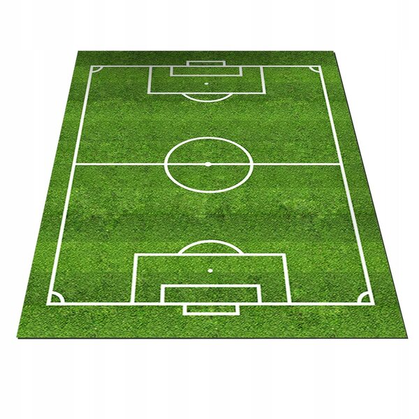 Casa delle bambole Perfeclan in legno verde, 50x80 cm, decorazione sportiva