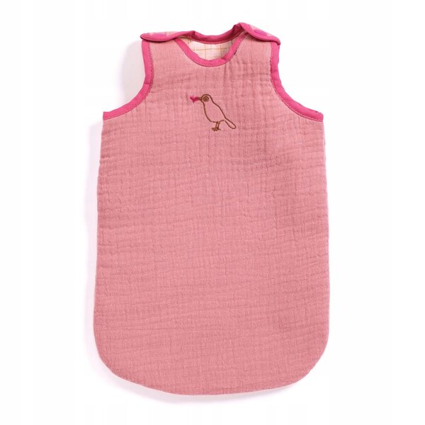 DJeco sacco a pelo rosa per bambole 30-36 cm collezione Pomea