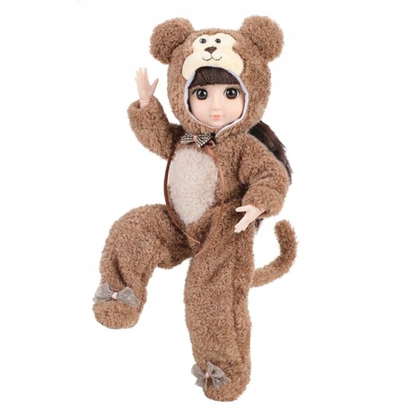 36 cm große BJD-Puppe mit Kleidung und Schuhen, sicheres und handgefertigtes Spielzeug
