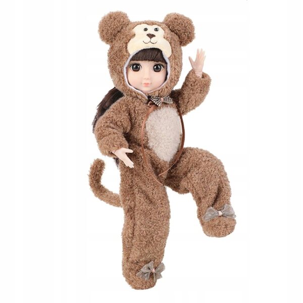 36 cm große BJD-Puppe mit Kleidung und Schuhen, sicheres und handgefertigtes Spielzeug
