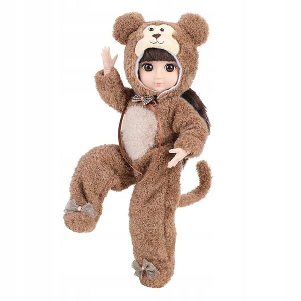 36 cm große BJD-Puppe mit Kleidung und Schuhen, sicheres und handgefertigtes Spielzeug