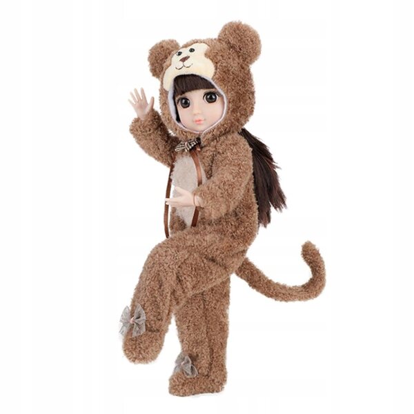 36 cm große BJD-Puppe mit Kleidung und Schuhen, sicheres und handgefertigtes Spielzeug