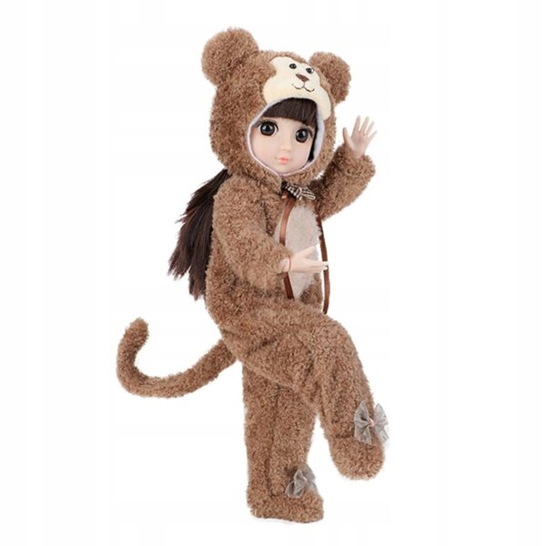 36 cm große BJD-Puppe mit Kleidung und Schuhen, sicheres und handgefertigtes Spielzeug