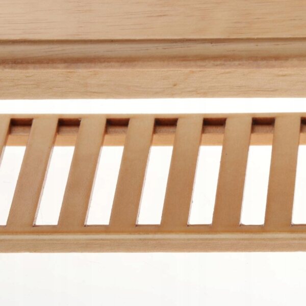 Tavolo in legno naturale per casa delle bambole scala 1/12 - accessorio realistico