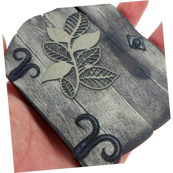 HEMOTON Porta delle Fate in Legno Miniaturizzata per Decorare Alberi e Giardini