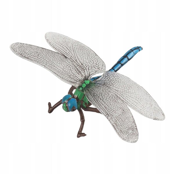 Miniatura Figurina Libellula in ABS Realistica per Decorazione e Gioco Educativo