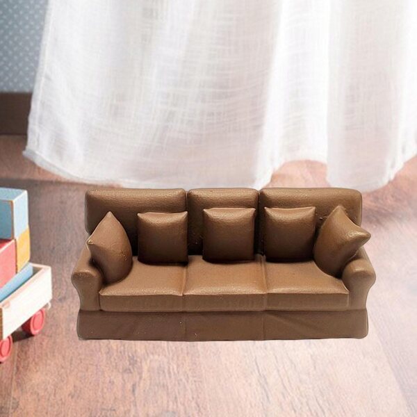 Meubelminiaturen op schaal 1:87 voor poppenhuis, elegante verzamelbank