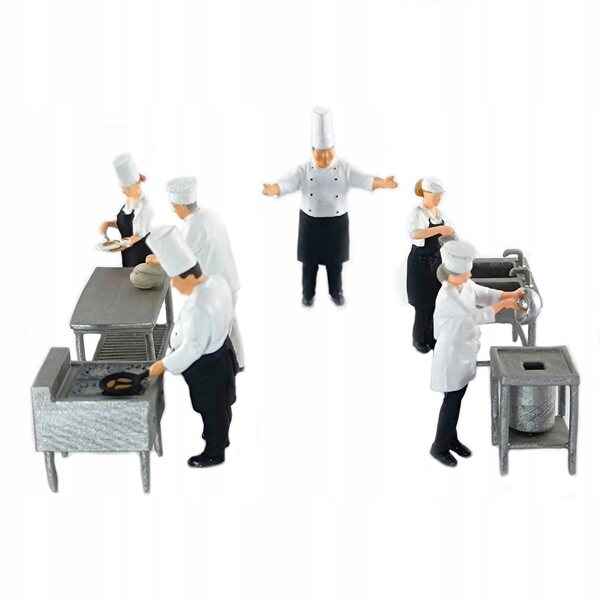 1:64 Tiny People-Harz-Sammelfiguren für detaillierte Dioramen