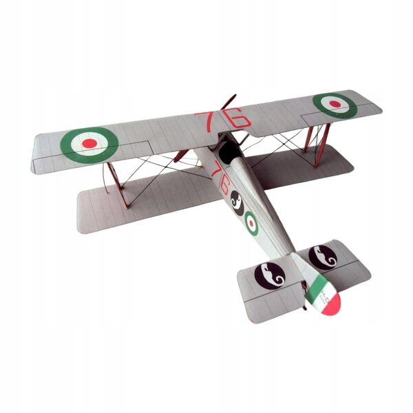 Dwupłatowiec Myśliwiec DIY Zabawka budowlana 3D Fighter Zestaw modeli papierowych Edukacyjny /33