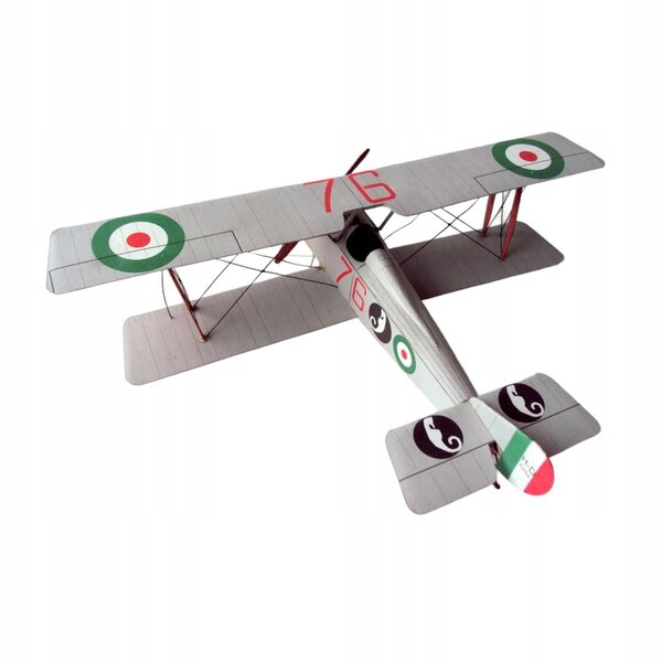 Dwupłatowiec Myśliwiec DIY Zabawka budowlana 3D Fighter Zestaw modeli papierowych Edukacyjny /33