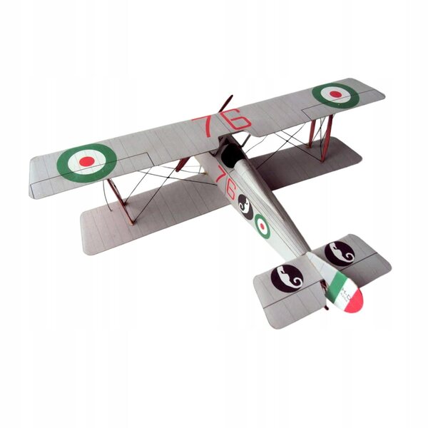 Dwupłatowiec Myśliwiec DIY Zabawka budowlana 3D Fighter Zestaw modeli papierowych Edukacyjny /33