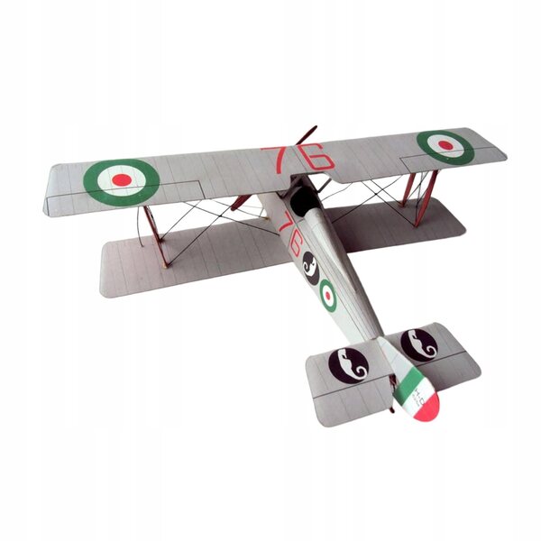 Dwupłatowiec Myśliwiec DIY Zabawka budowlana 3D Fighter Zestaw modeli papierowych Edukacyjny /33
