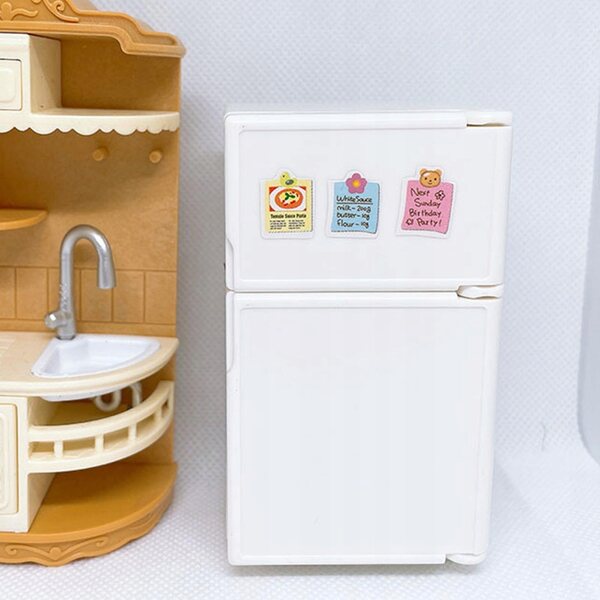 Lodiglia in Legno per Casa delle Bambole Scala 1:12 con Due Porte - Mobili Cucina
